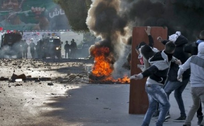 مواجهات بين الشبان وقوات الاحتلال في كفر قدوم شرق قلقيلية تنديدا بقرار نقل السفارة الأمريكية